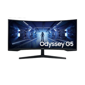Monitor Samsung Odyssey G5 C34G55TWWP, 34 Inch VA Curved UWQHD 3440x1440 165Hz, i zi