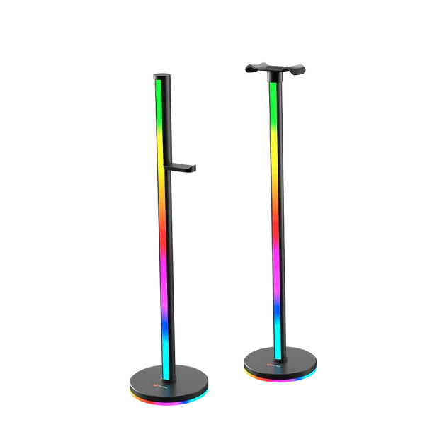 Stand Kufjesh Gaming Smart Meetion, me Dritë RGB, BK300