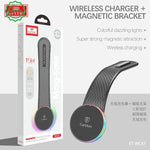 Mbajtes celulari dhe karikues wireless per makine Earldom WC47, RGB, 15W