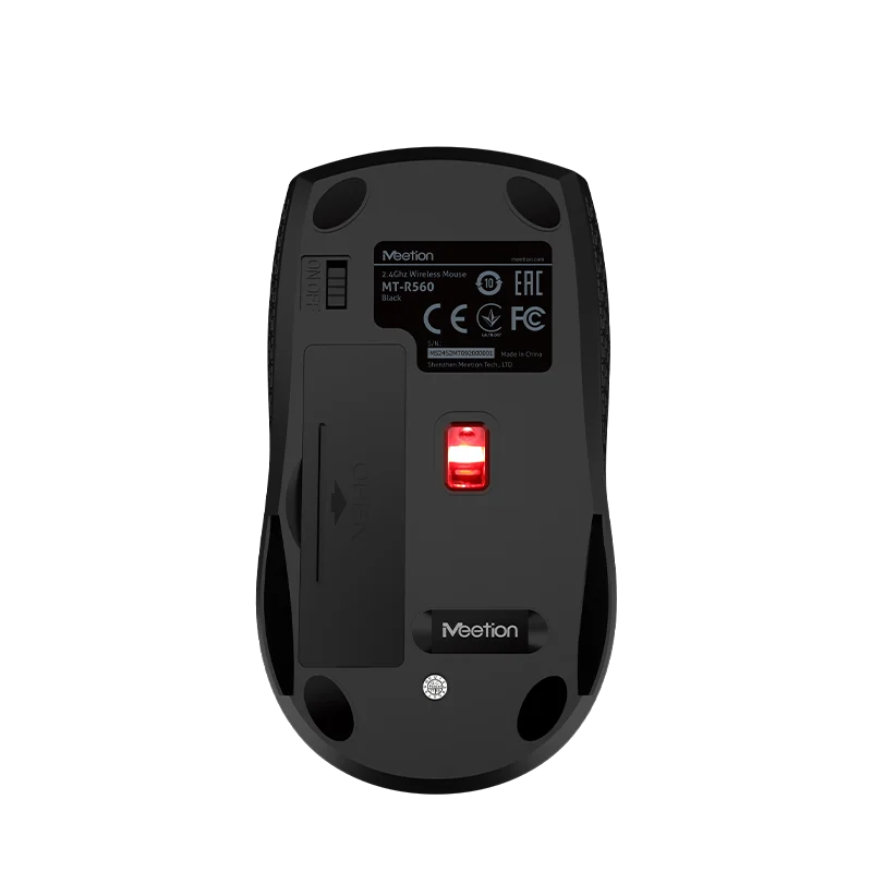 Maus Wireless Meetion R560 – 2.4GHz, 3-nivele DPI, i bardhe