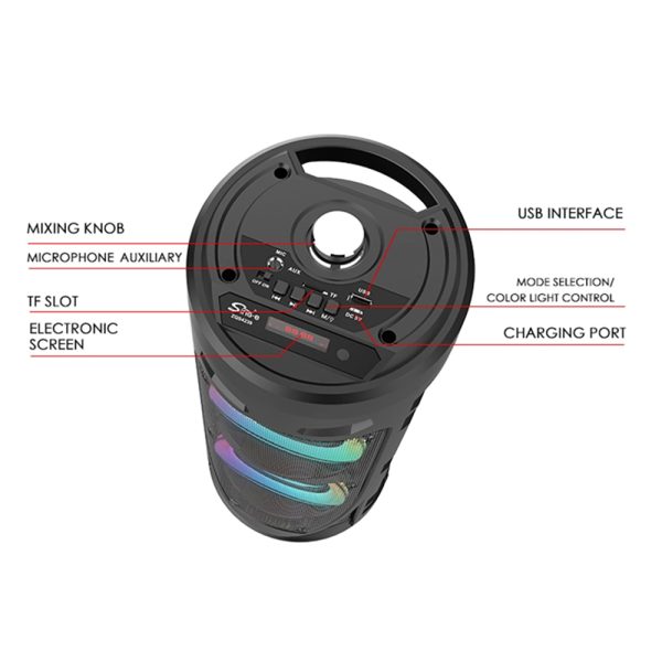 Speaker Super Bass ZQS4239S