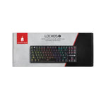 Tastierë Gaming Spartan Gear Lochos 2 – TKL 87-Çelësa, Kabllo, Ngjyrë E Zezë