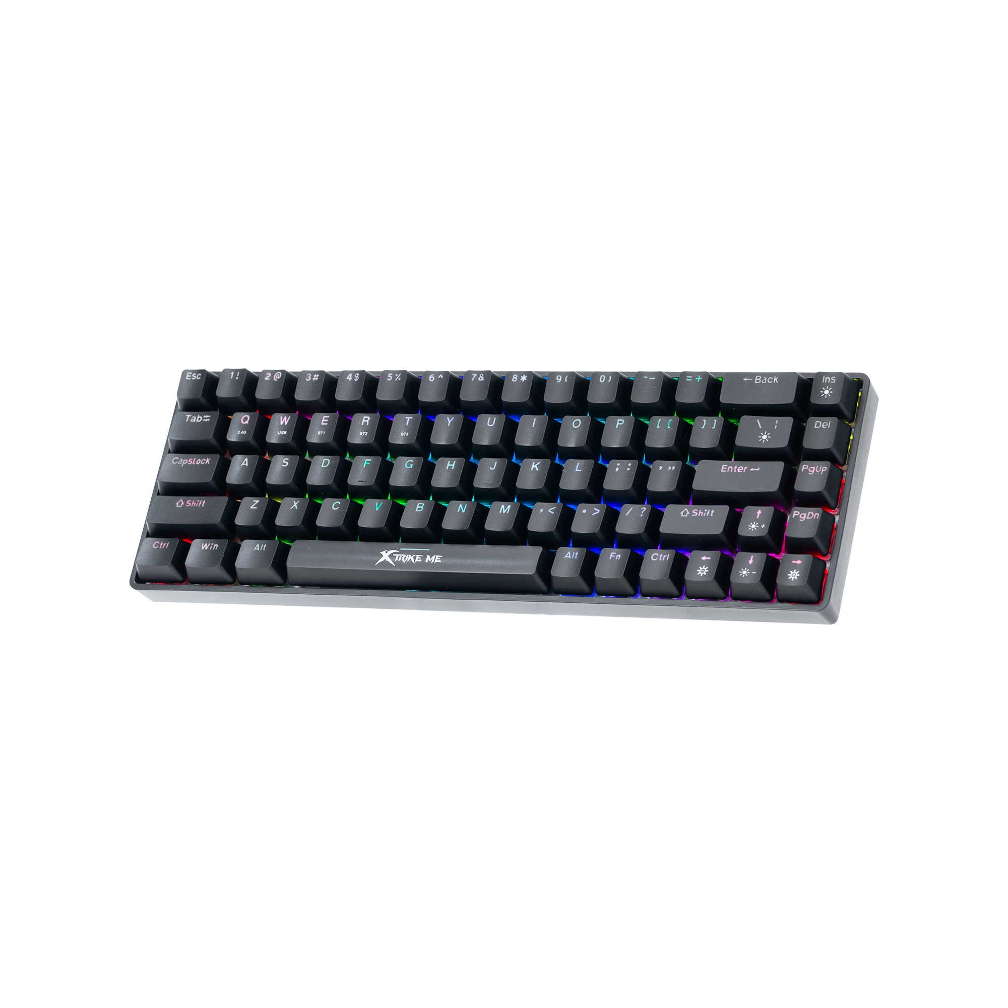 XTRIKE ME GK-994W BK Gaming BT Keyboard Mini Black