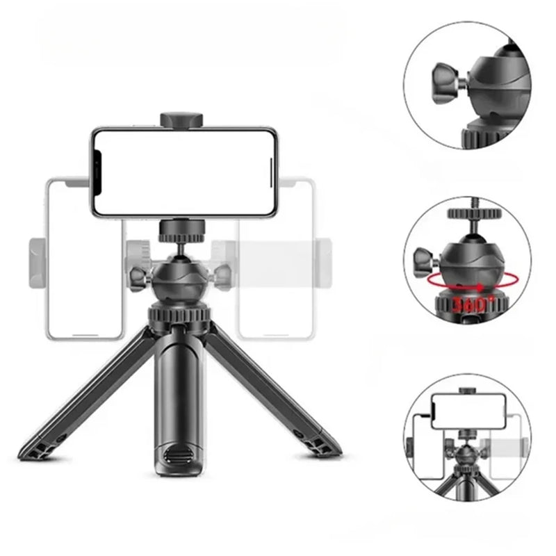 Mini Tripod Earldom ZP36, 32cm, rotacion 360°
