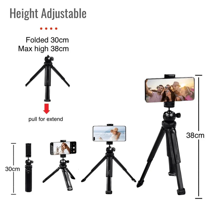 Mini Tripod Earldom ZP36, 32cm, rotacion 360°