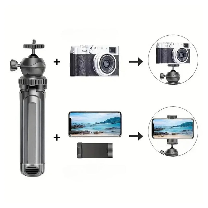 Mini Tripod Earldom ZP36, 32cm, rotacion 360°