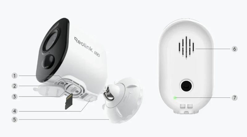 Kamerë me bateri Reolink Argus Series B350, 4K UHD, Dual Band Wi-Fi,