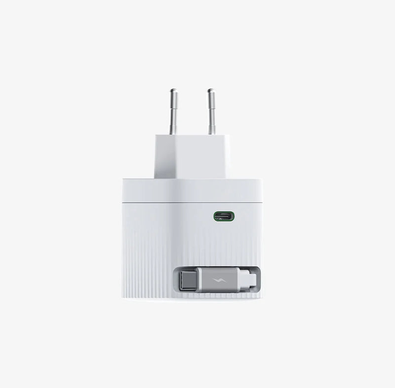 Adapter Hiksemi HS-HUB-GaN67, 67 W GaN Karikues Me Dy Porta USB-C, EU Plug