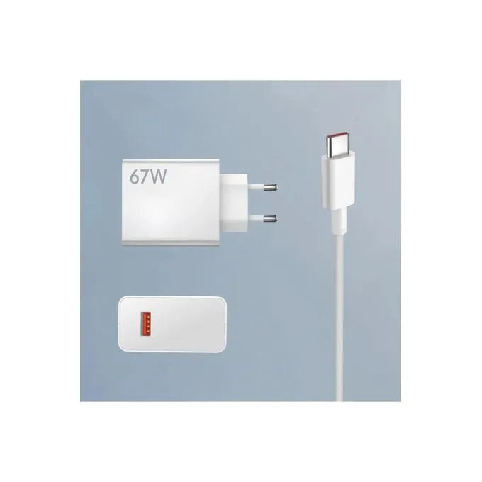 Adapter + kabllo Type-C Earldom EU47, 67W