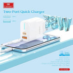 Adapter koke Earldom EU32, 38W, Type-C PD + USB-A