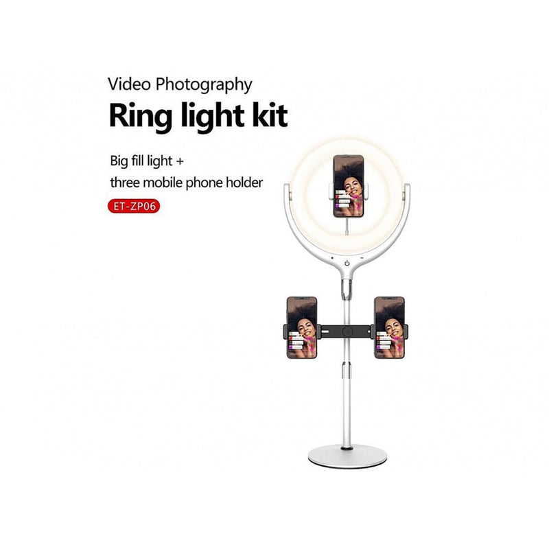Dritë Ring Light Earldom ZP06, 25W, 10", 70cm, 3200K-6500K, LED