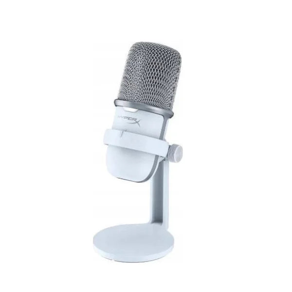 Mikrofon USB HyperX SoloCast, 24-Bit 96 KHz, White Edition
