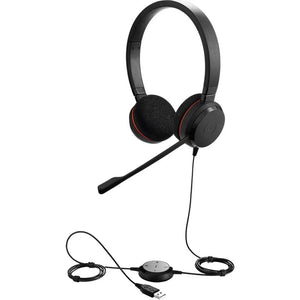 Kufje Jabra Evolve 20 MS Stereo, On-Ear, USB-A, Ngjyrë e Zezë