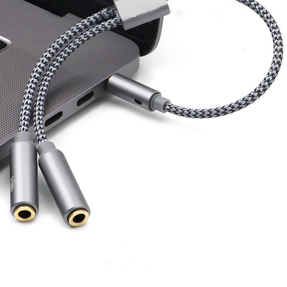Kabllo Splitter+3. 5 mm Mikrofon Earldom AUX202