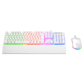 Kombo Gaming Rampage Fortuna V2, Tastierë dhe Maus, USB, RGB, E Bardhë