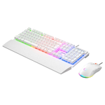 Kombo Gaming Rampage Fortuna V2, Tastierë dhe Maus, USB, RGB, E Bardhë