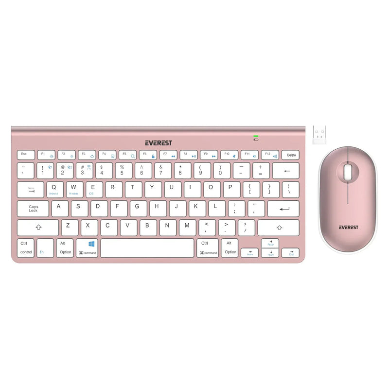 Set Tastierë Dhe Maus Everest KB-BT72 Elite, Lidhje Pa Tela 2.4GHz Dhe Bluetooth, US Layout