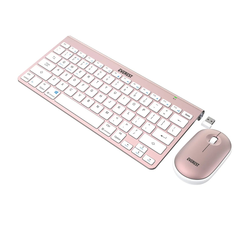 Set Tastierë Dhe Maus Everest KB-BT72 Elite, Lidhje Pa Tela 2.4GHz Dhe Bluetooth, US Layout