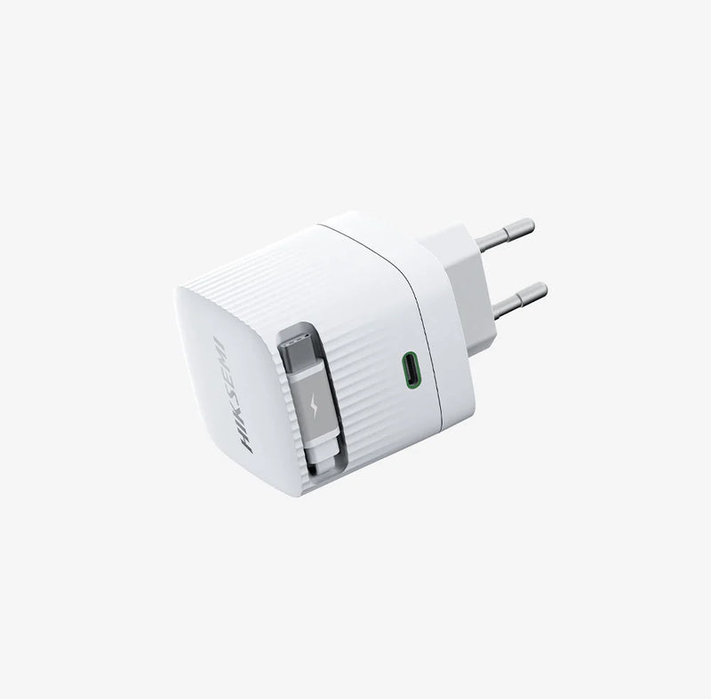 Adapter Hiksemi HS-HUB-GaN67, 67 W GaN Karikues Me Dy Porta USB-C, EU Plug