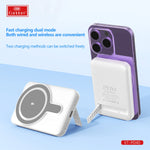 Powerbank magnetik Earldom PD40, 5000mAh, 15W wireless, 20W PD fast charge