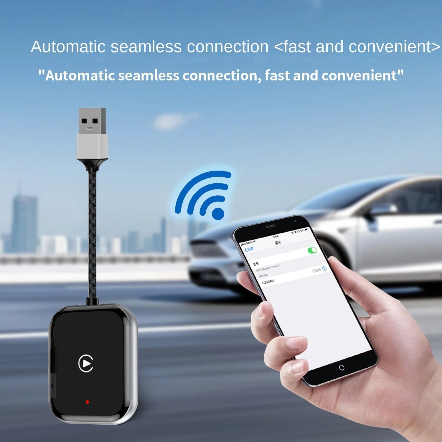 Wireless CarPlay & Android Auto Adapter Earldom CP04
