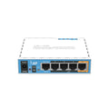 MikroTik RB951Ui-2nD hAP Router, 2.4 GHz WiFi, 5 Port Ethernet, PoE In/Out