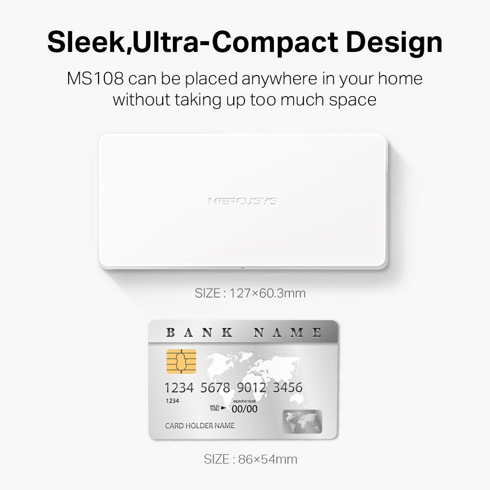 Internet Switch MS108 10/100Mbps Mercusys