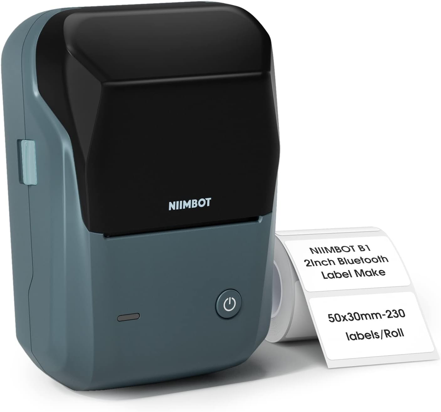 Mini printer termal NIIMBOT B1, me 1 roll gratis, i kaltër