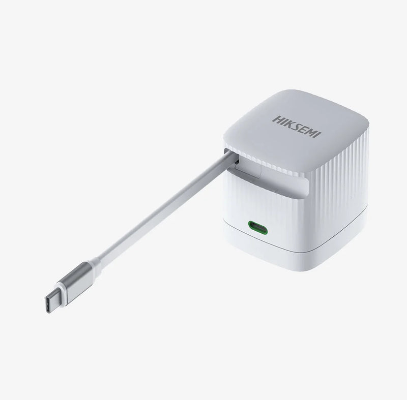 Adapter Hiksemi HS-HUB-GaN67, 67 W GaN Karikues Me Dy Porta USB-C, EU Plug
