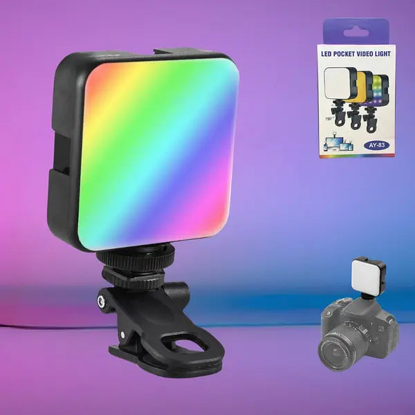 Drite Kompakte për Fotografi/Video AY-83 RGB dhe Tricolor