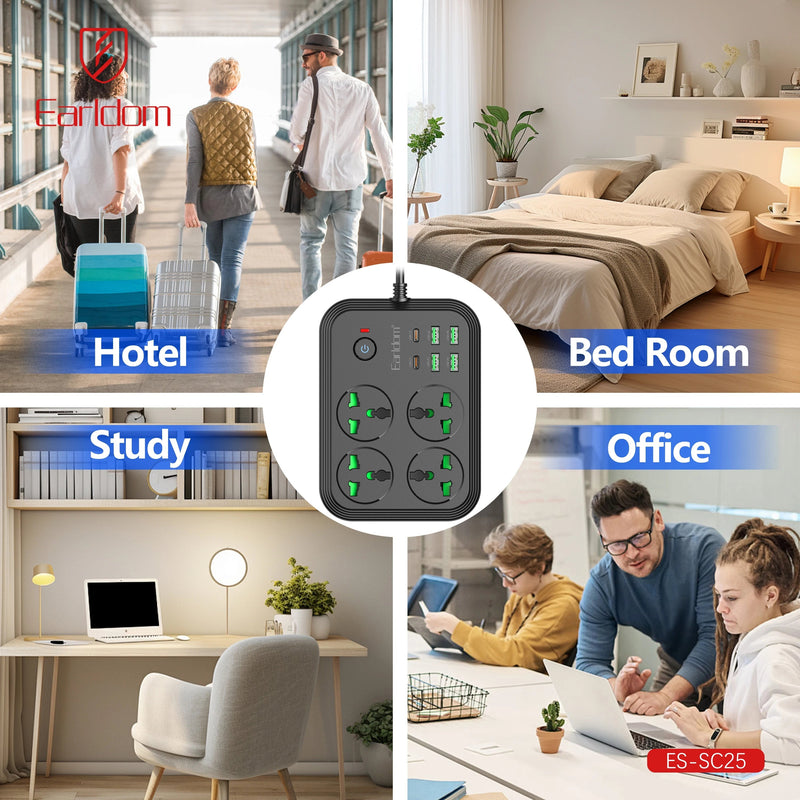 Kabllo vazhduese Earldom SC30, 3000W, 2m