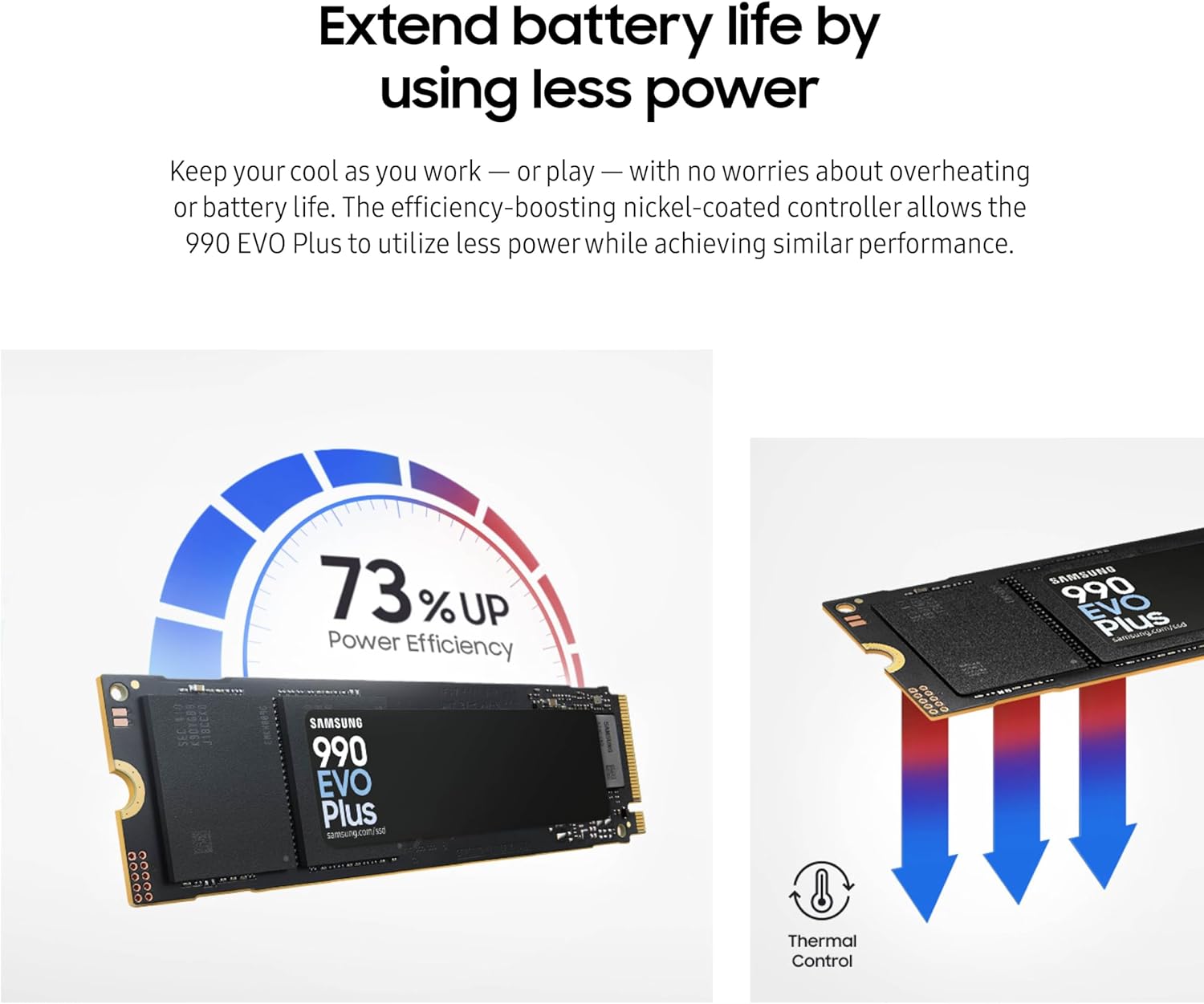 Hard Disk Samsung 990 EVO Plus 2TB SSD MZ- V9S2T0BW