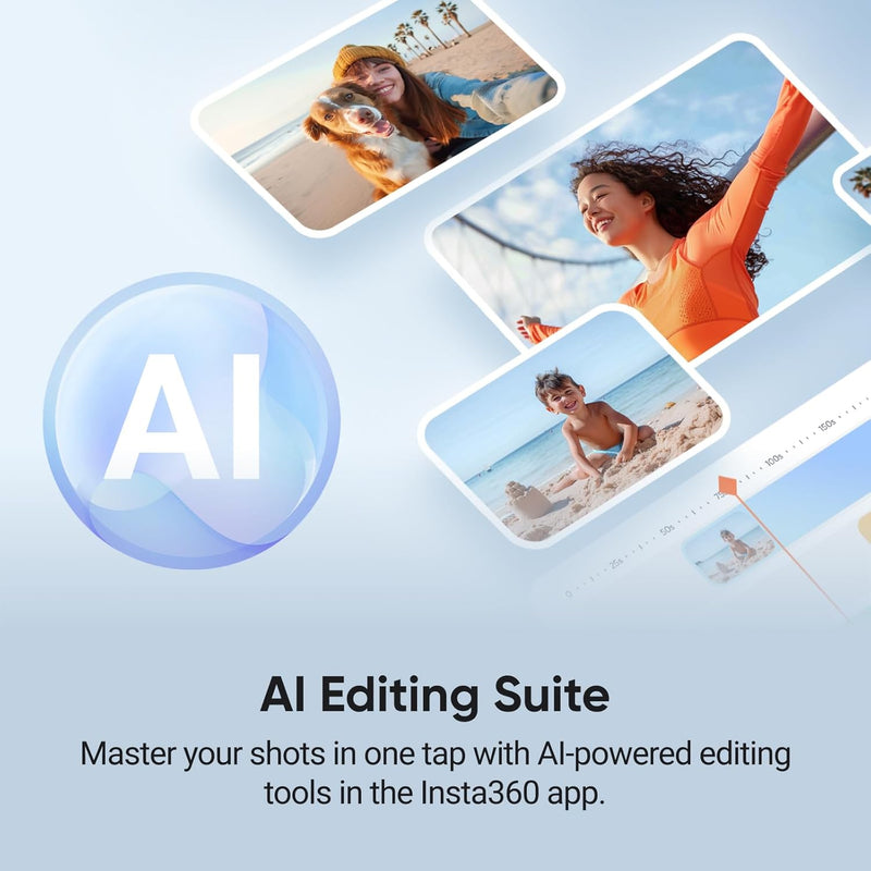 Insta360 Flow 2 Pro AI Tracker Bundle Summit White