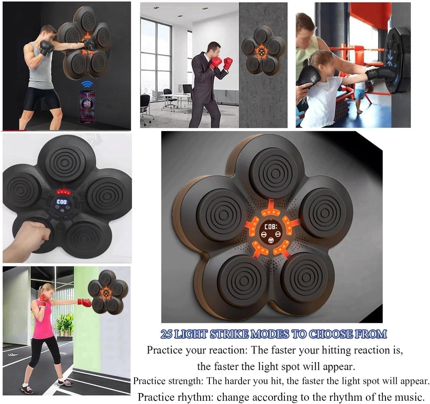Target Intelegjent me Muzike per Boxing