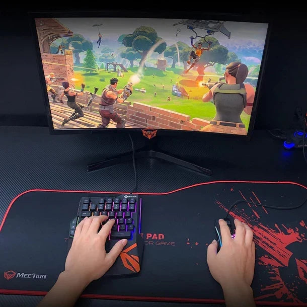 Tastierë One-Hand Meetion KB015, RGB ,GAMING