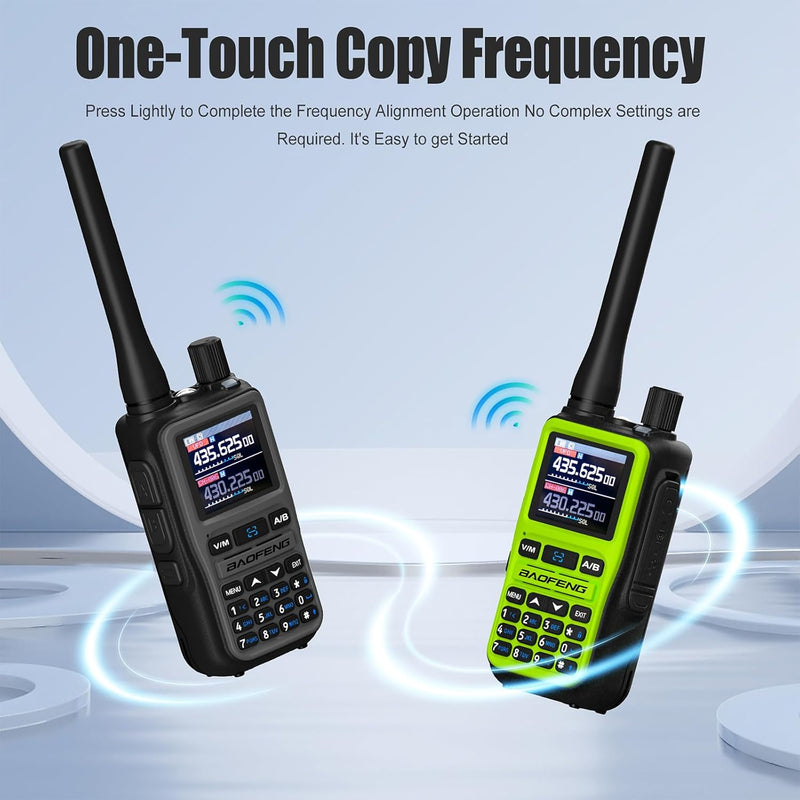 Radiolidhje Baofeng UV-5R Mini, set 2 copë, të gjelbërta