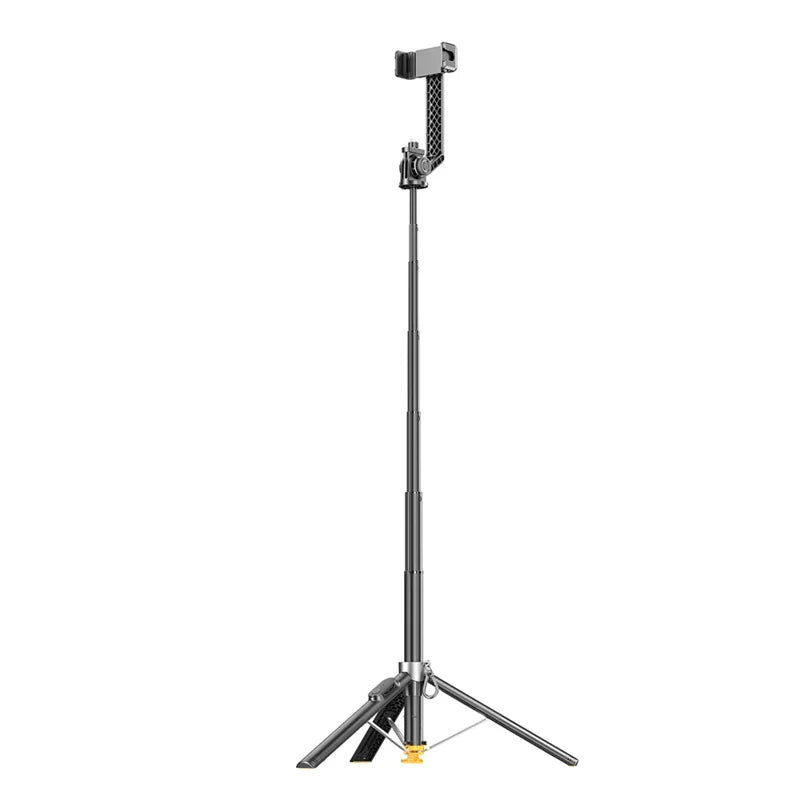 Tripod P61 me hapje automatike, 2m, 360°, me telekomandë Bluetooth