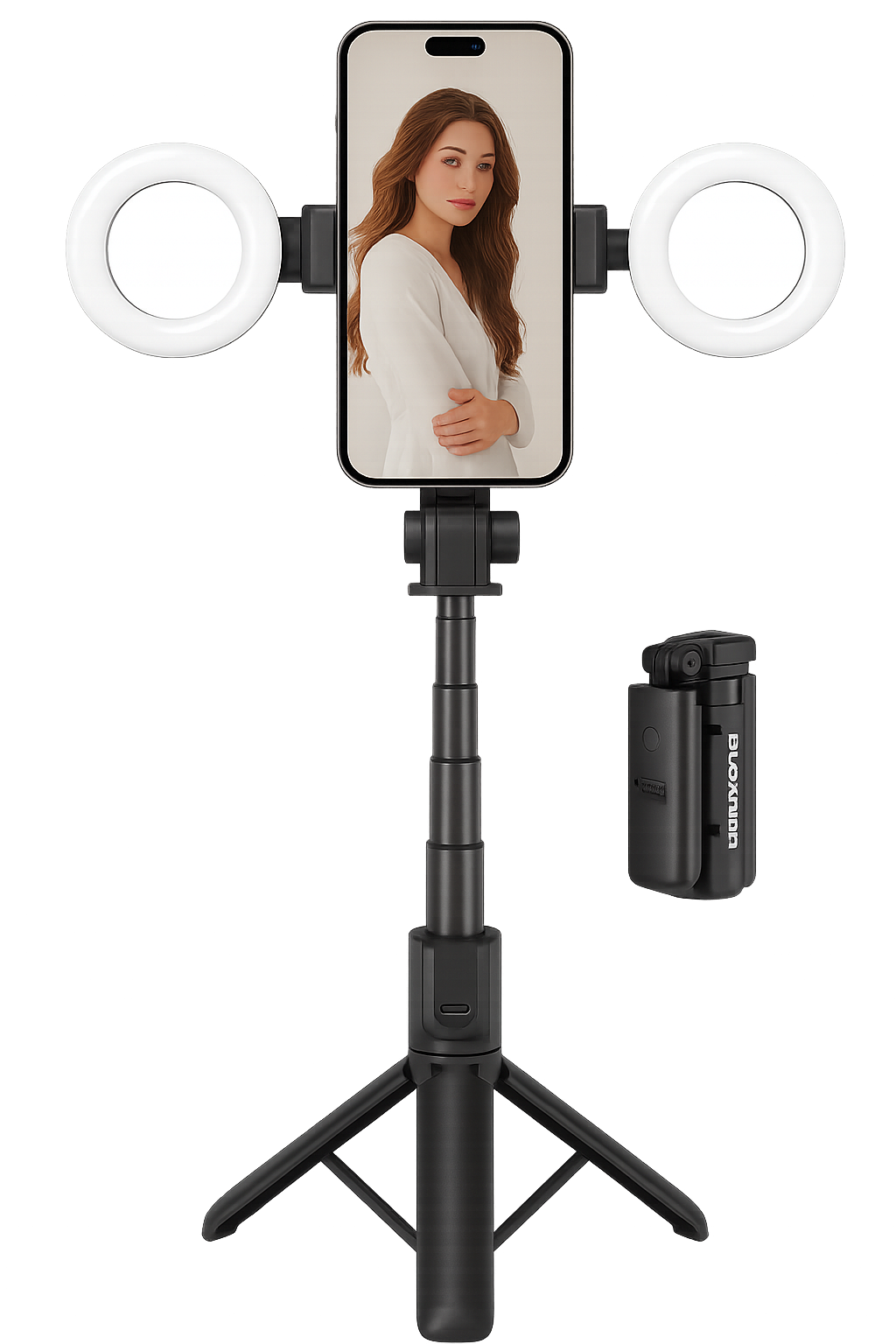 Mini tripod 3n1 me dritë Plokama Live-M5 Pro