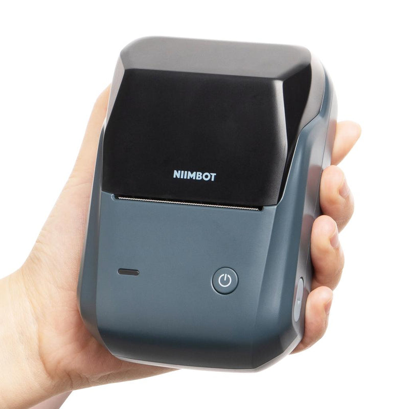 Mini printer termal NIIMBOT B1, me 1 roll gratis, i kaltër