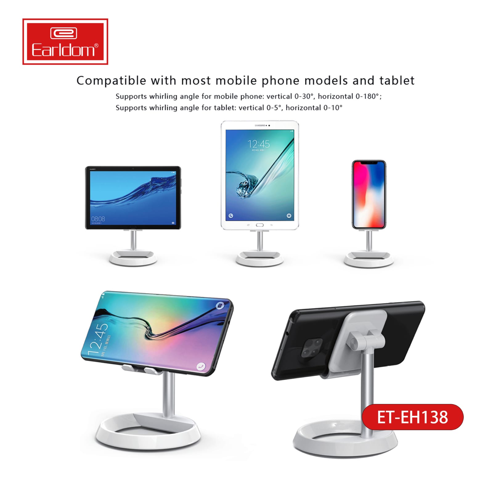 Mbajtës për celular/tablet, Earldom EH138