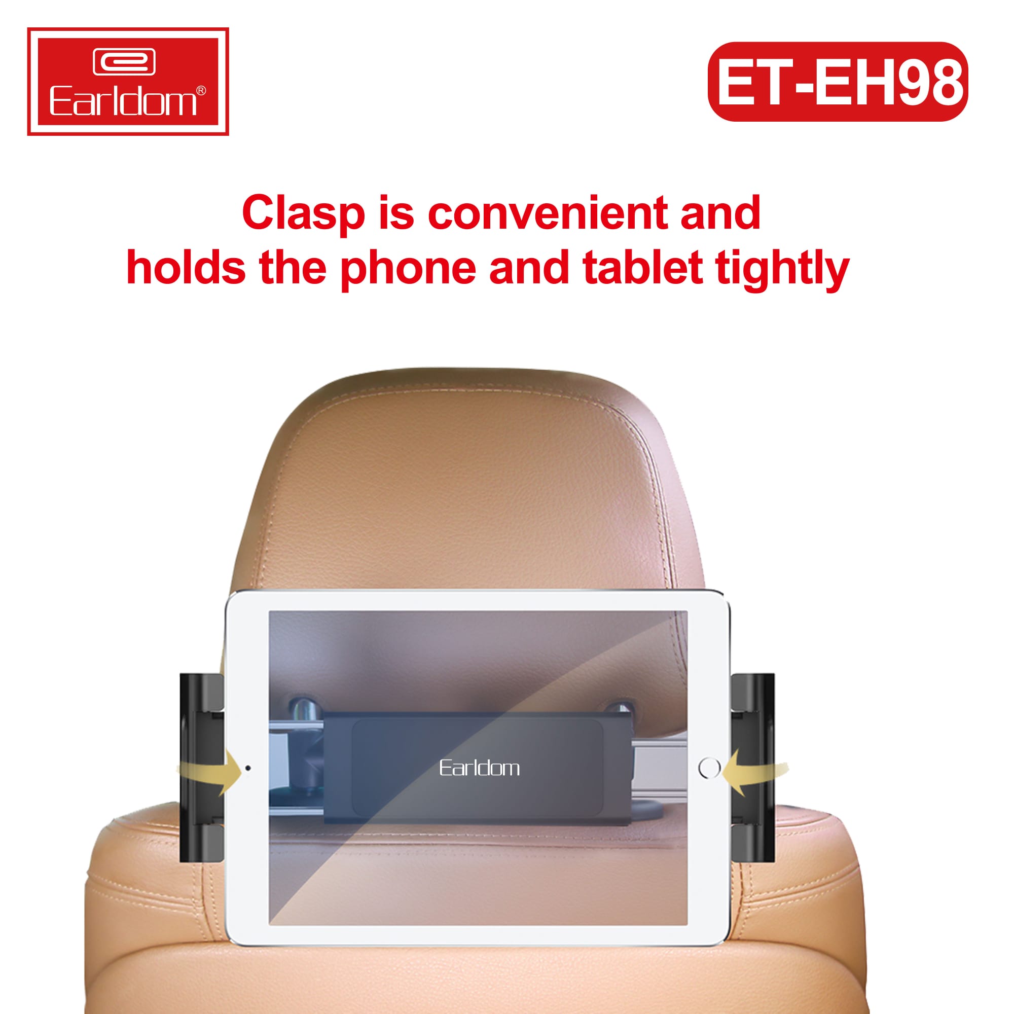 Mbajtës celular/tablet për sedilje veture Earldom EH98