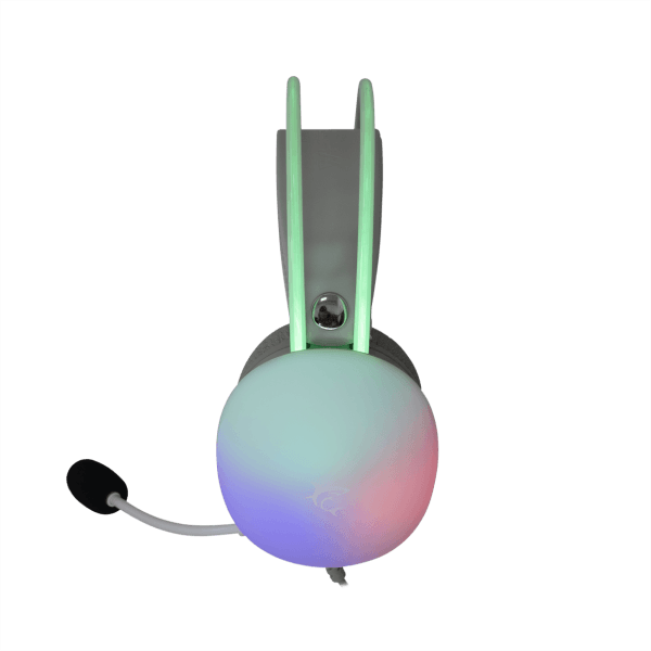 Kufje Gaming White Shark GH- 2342 Firefly, RGB TE BARDHA
