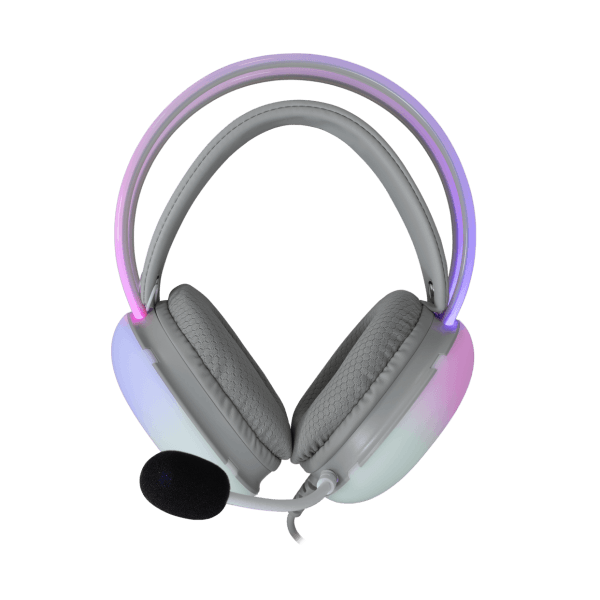 Kufje Gaming White Shark GH- 2342 Firefly, RGB TE BARDHA