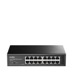 Gigabit Ethernet Switch Cudy GS1016 2.0 – 16-Port , Unmanaged, Metal, Rack/Desktop