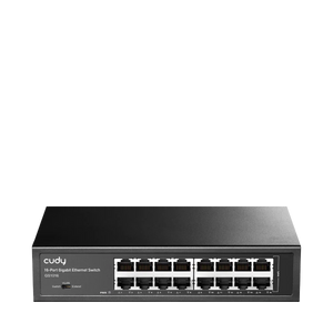 Gigabit Ethernet Switch Cudy GS1016 2.0 – 16-Port , Unmanaged, Metal, Rack/Desktop