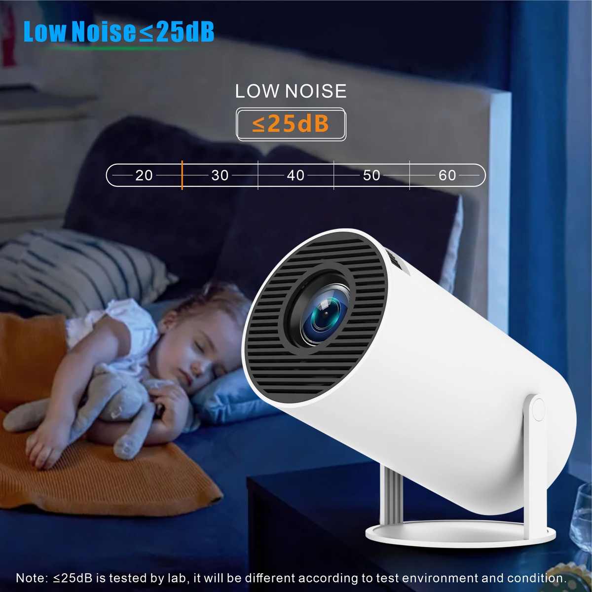 Mini Projektor HY300, 1080P HD