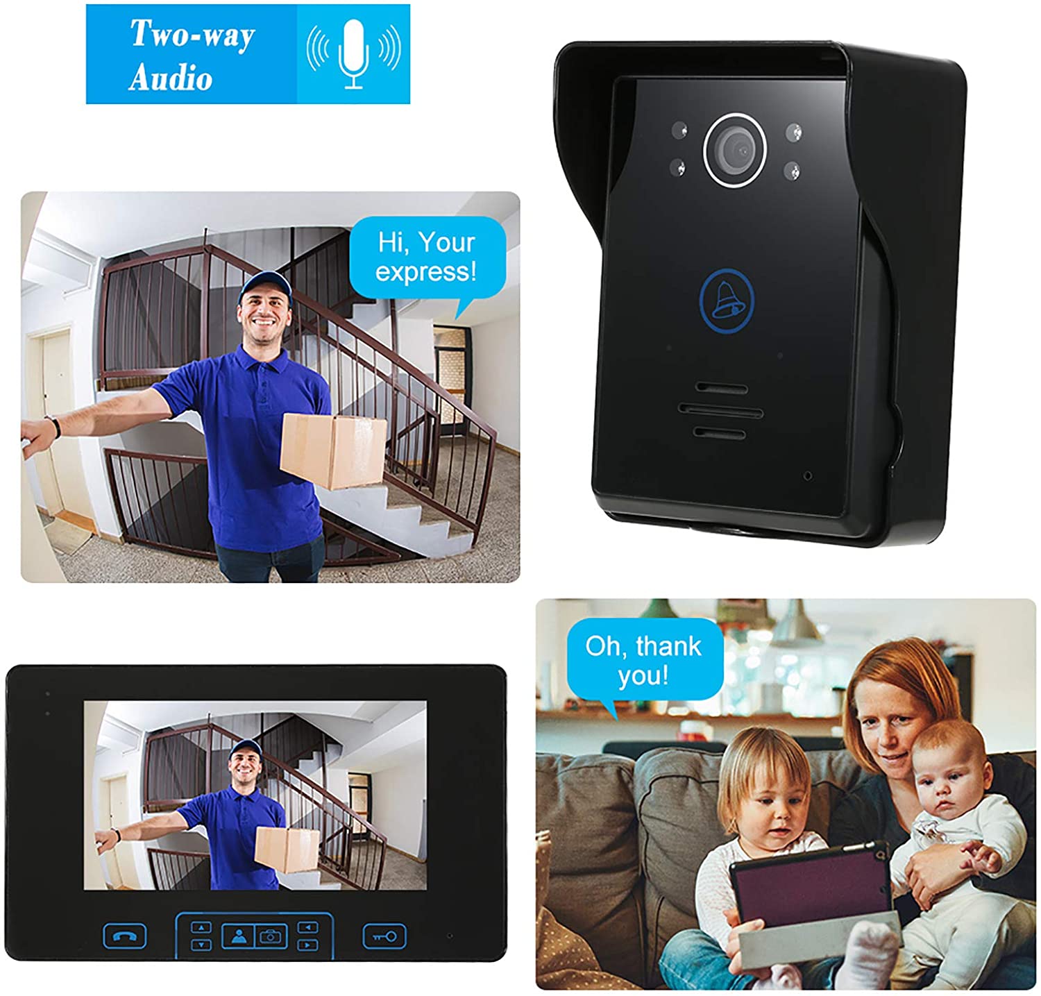 Zile e Mencur Wireless me Kamere 7 inch