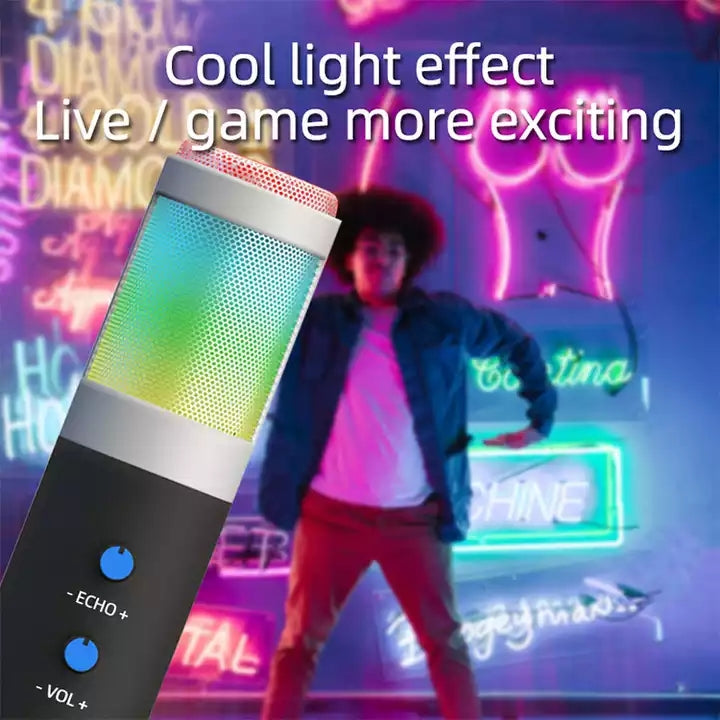 Gaming Microphone RGB Condenser