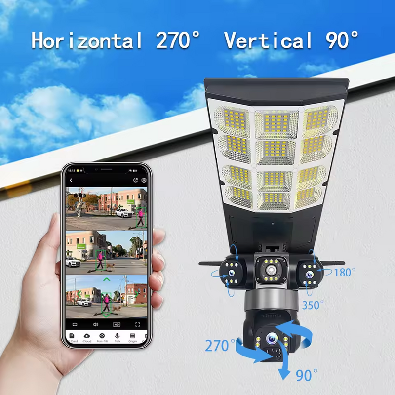 Kamere Solare Tri Kamera (Lense) 4G 6. 0MP