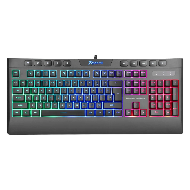 XTRIKE ME KB- 512 Gaming Wired Keyboard Black